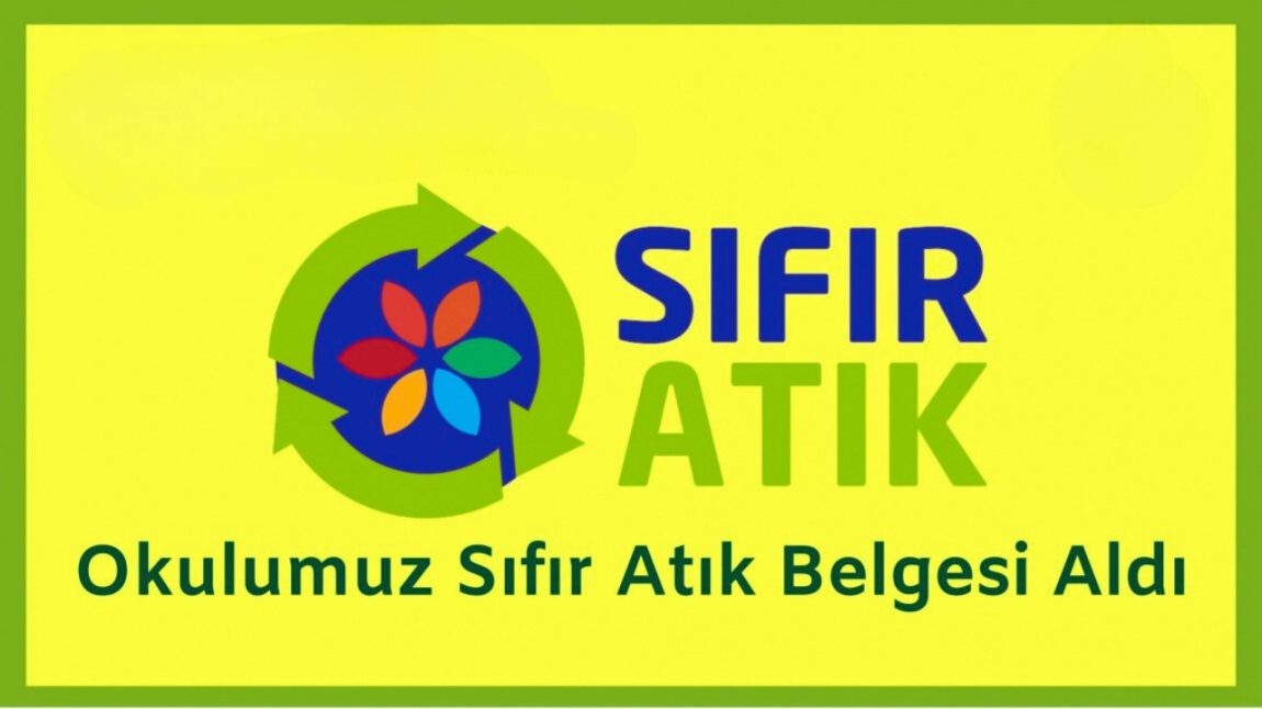 Sıfır Atık Belgesi Aldık